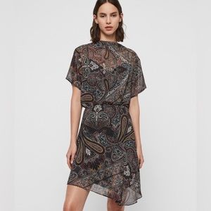 AllSaints Giulia Scarf Dress